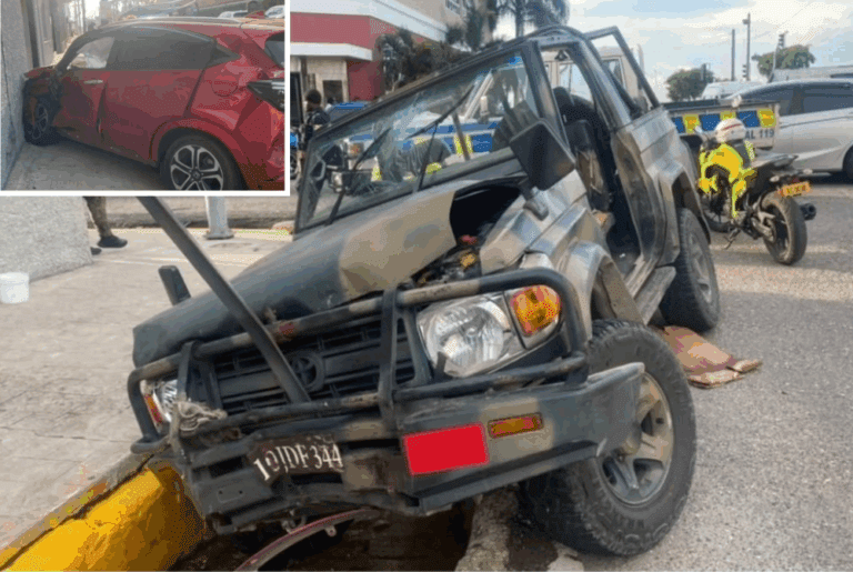 Soldiers Injured in Multi-Vehicle Collision in Downtown Kingston