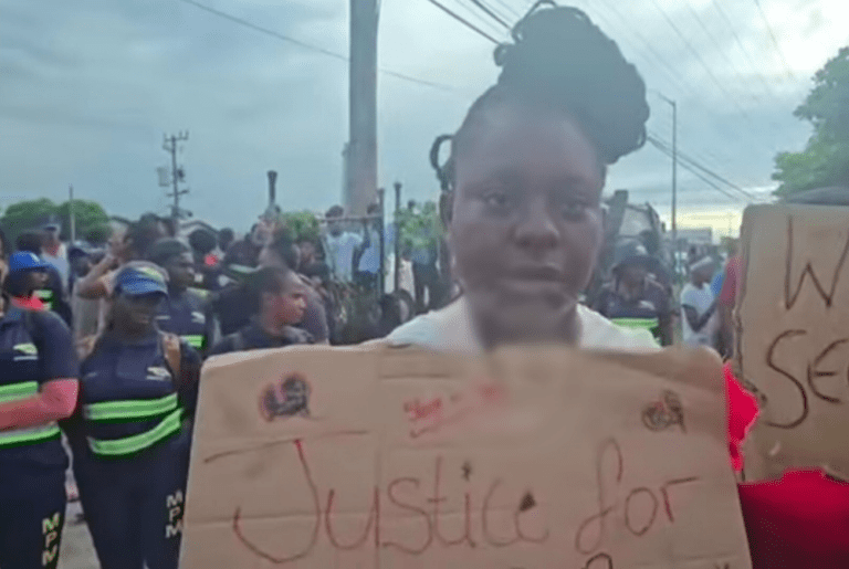 Employees and Family Protest After NSWMA Sanitation Worker’s Death