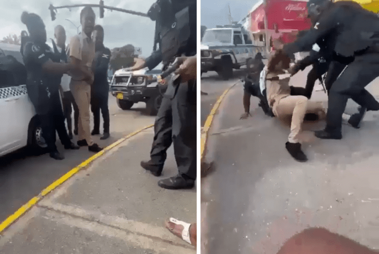 WATCH: Police Punching Schoolboy During Arrest in Downtown Kingston